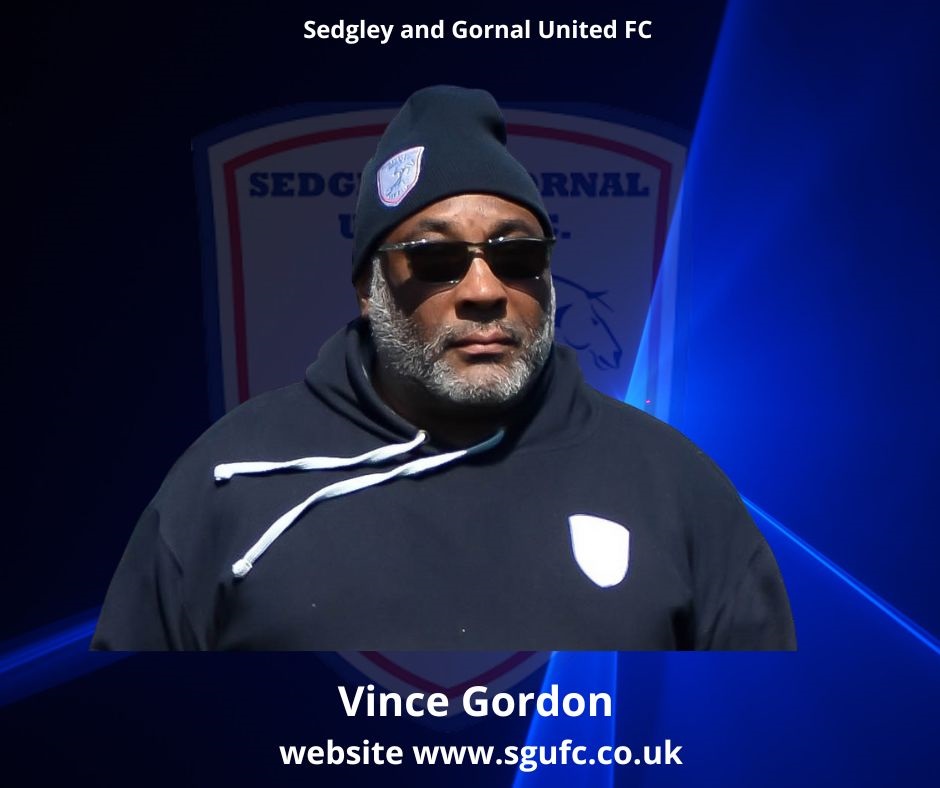 Vince Gordon - director of womens football at sedgley and Gornal United
