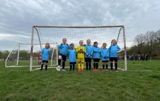 SGUFC U8 Girls team photo 2024